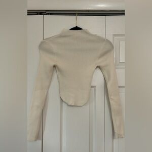 White turtle neck